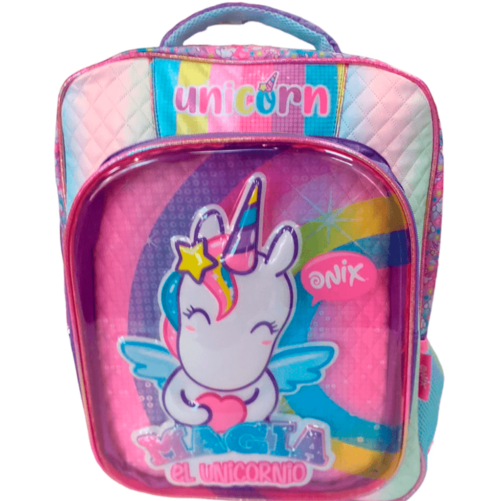 Mochila Primaria Unicornio Onix / Ruz (Carrito opcional)