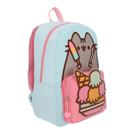 Mochila Primaria Pusheen / Keepack (Carrito opcional) - Moda Elisa - Encuentra bolsas para dama, carteras, cosmetiqueras, mochilas, maletas, portafolios y más!