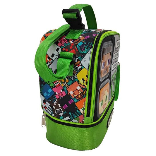 Lonchera de Minecraft térmica/ Ruz - Moda Elisa - Encuentra bolsas para dama, carteras, cosmetiqueras, mochilas, maletas, portafolios y más!