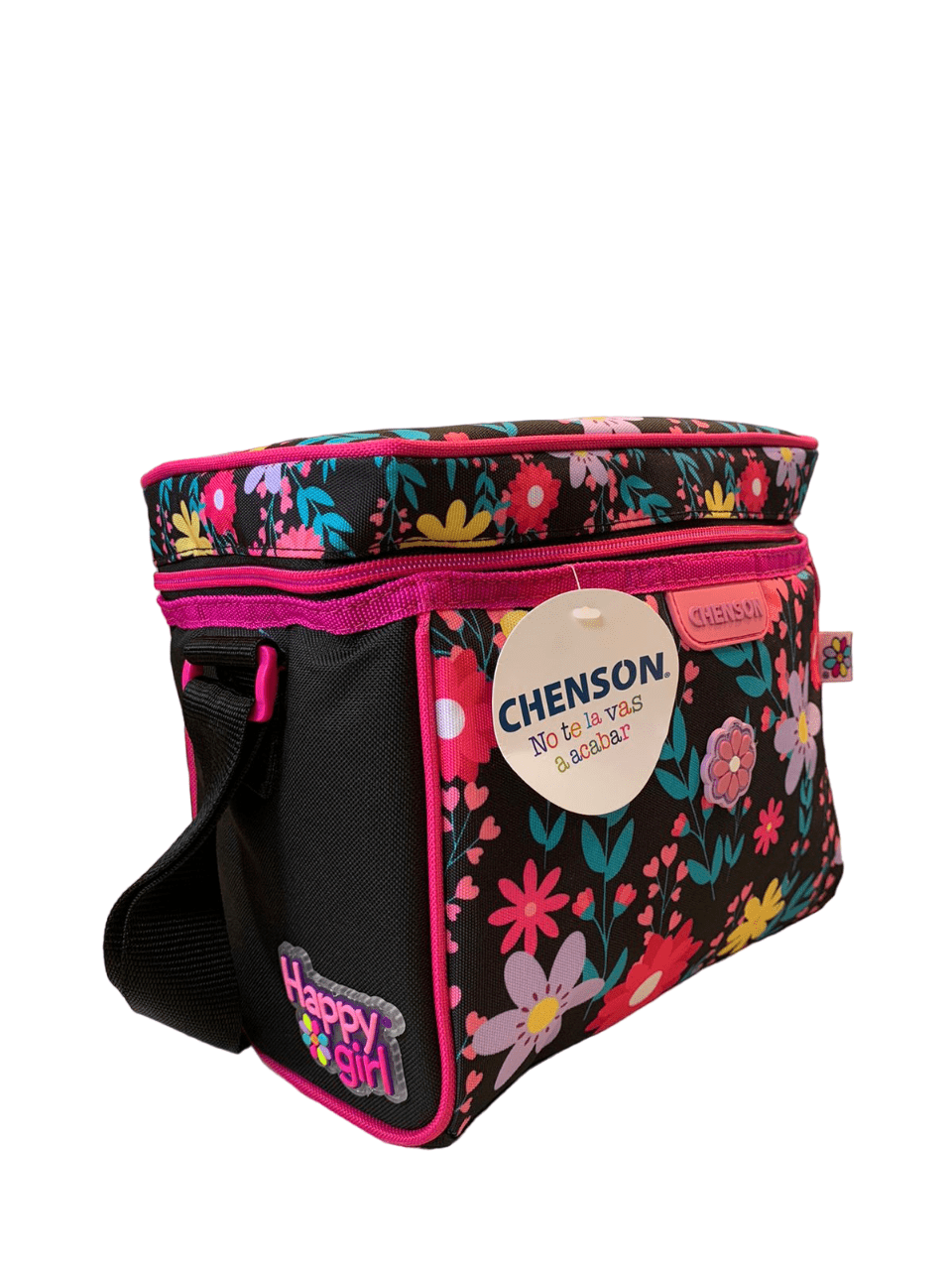Lonchera Happy girl flores / Chenson 2023 - Moda Elisa - Encuentra bolsas para dama, carteras, cosmetiqueras, mochilas, maletas, portafolios y más!