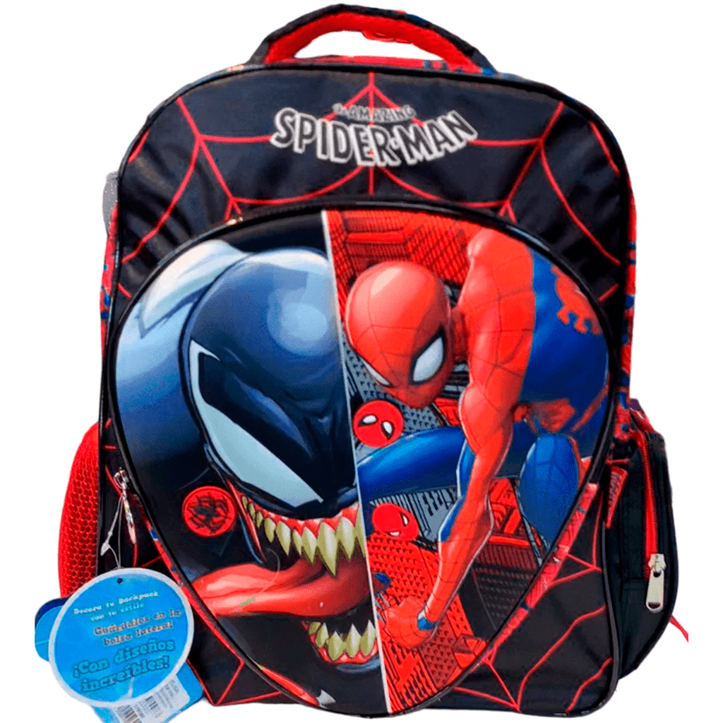 Mochila Primaria Spiderman 3D / Ruz (Carrito opcional)