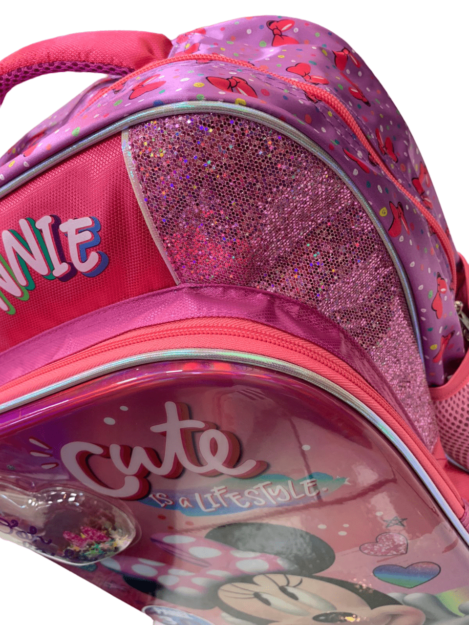 Mochila Primaria Minnie / Ruz (Carrito opcional)
