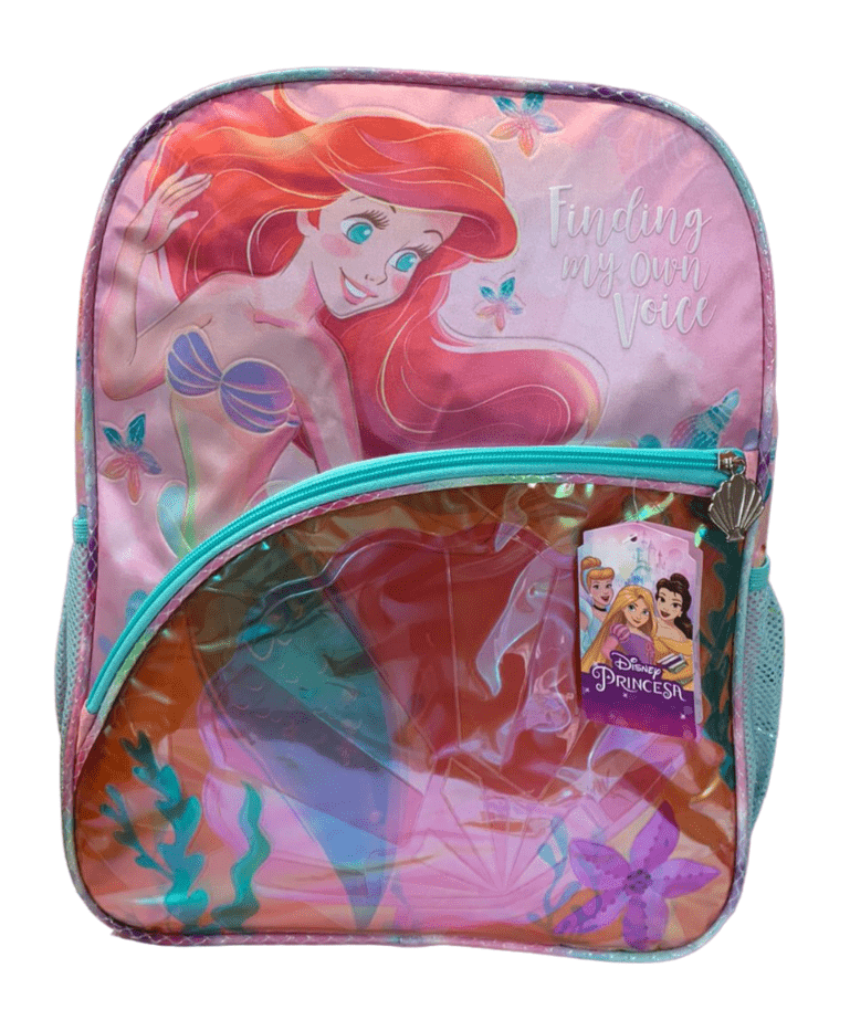 Mochila Primaria La Sirenita / Ruz (Carrito opcional)