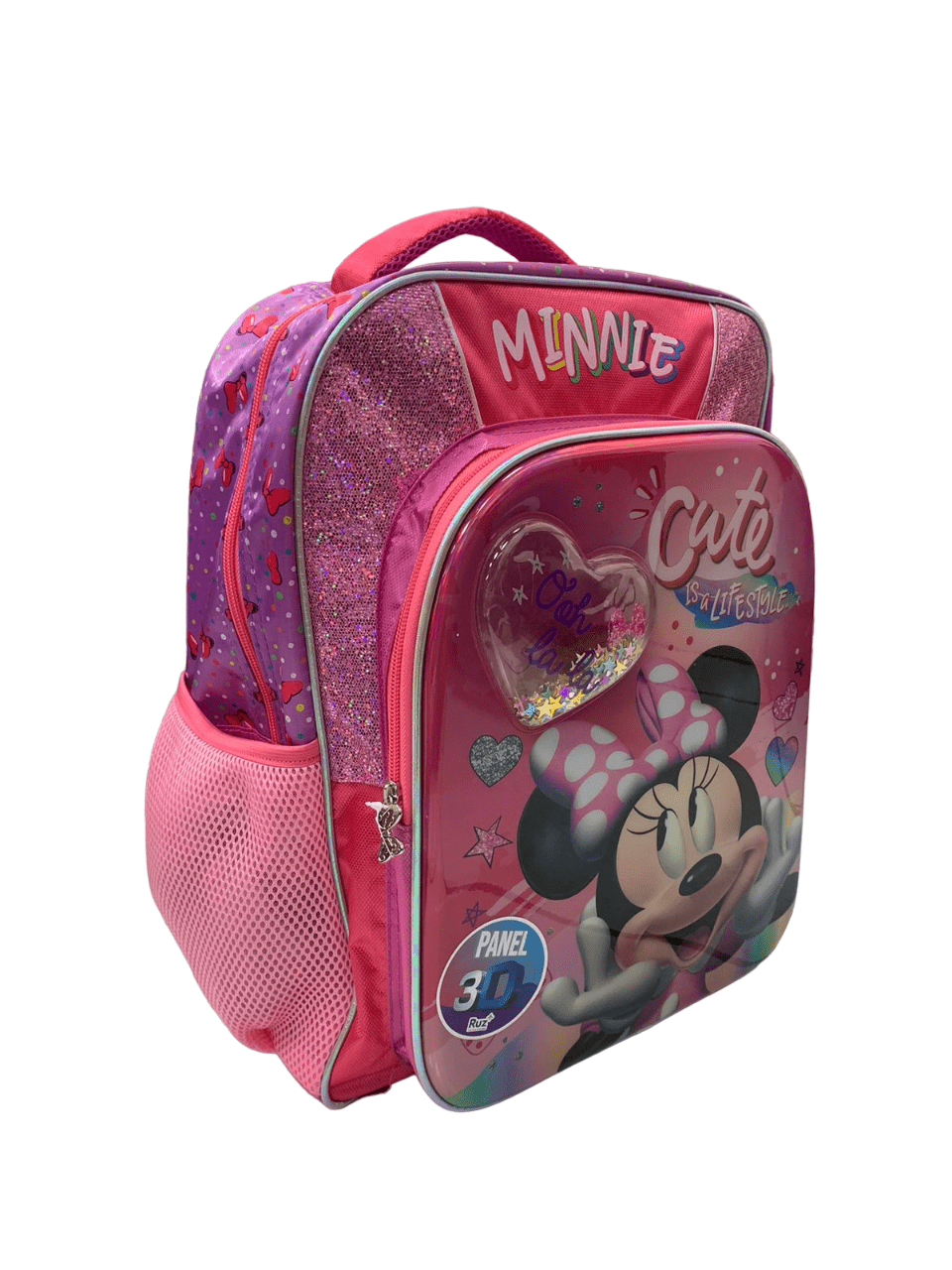 Mochila Primaria Minnie / Ruz (Carrito opcional)