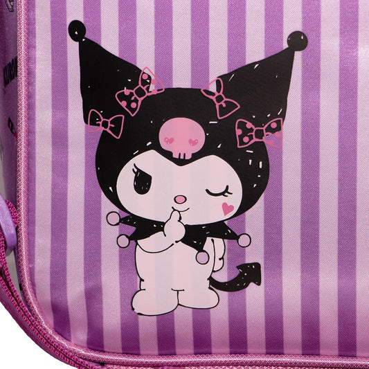 Lonchera Kuromi / Ruz - Moda Elisa - Encuentra bolsas para dama, carteras, cosmetiqueras, mochilas, maletas, portafolios y más!