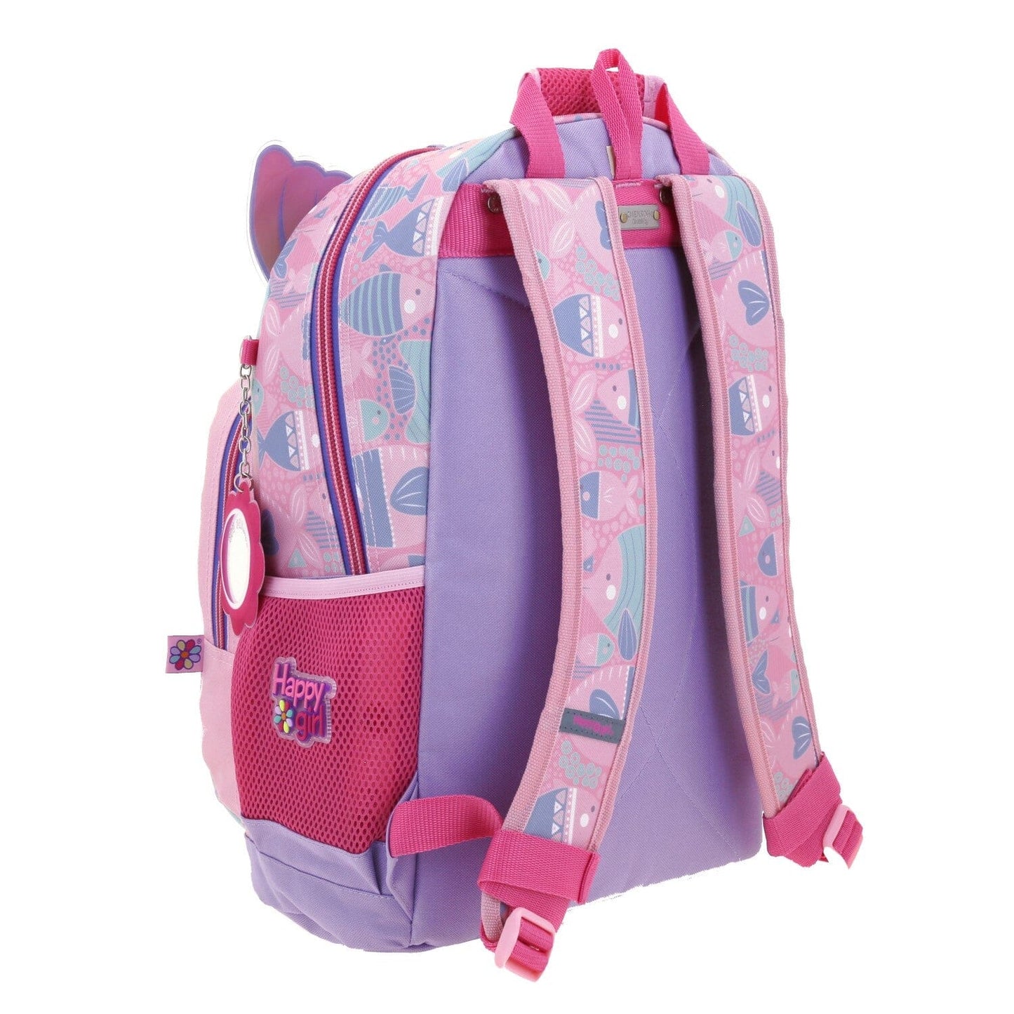 Mochila primaria Happy Girl Sirena (Carrito Opcional) / Chenson
