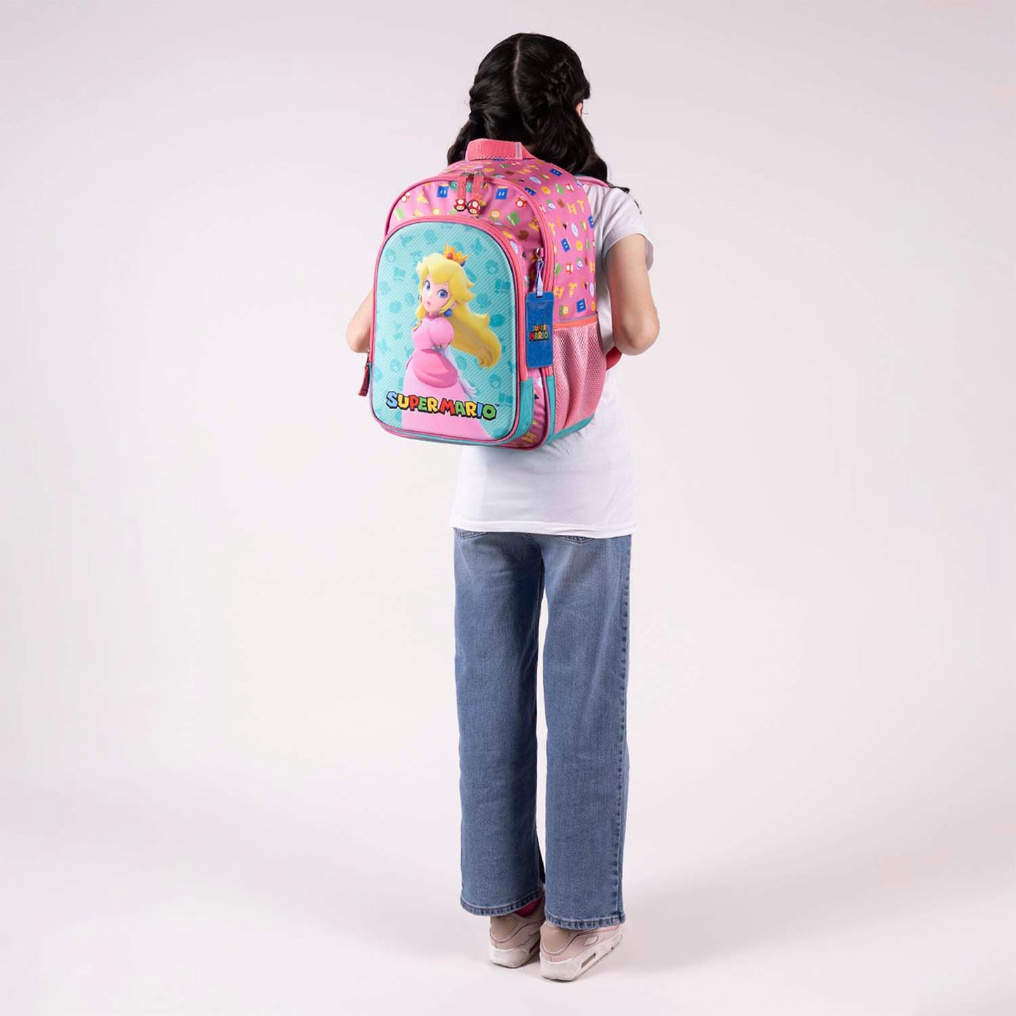 Mochila Primaria Princesa Peach / Chenson (Carrito Opcional)