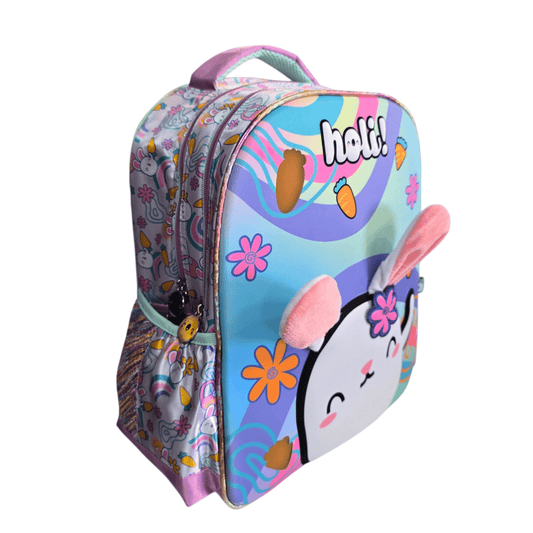 Mochila Primaria Holi Conejito con luz / Ruz (Carrito opcional)