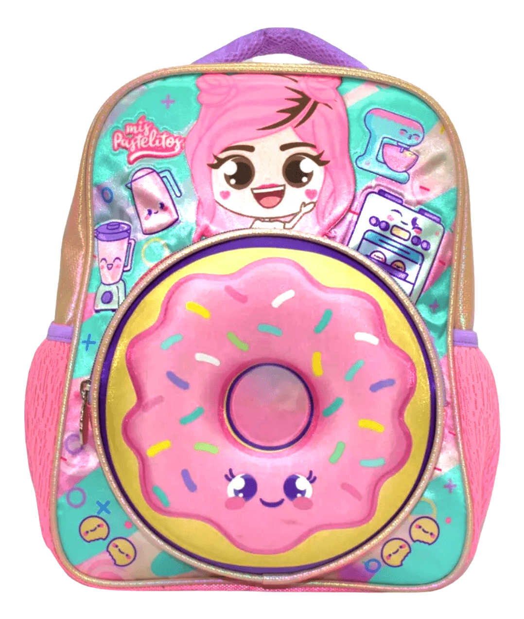 Mochila Primaria Mis Pastelitos / Ruz (Carrito opcional) 2024