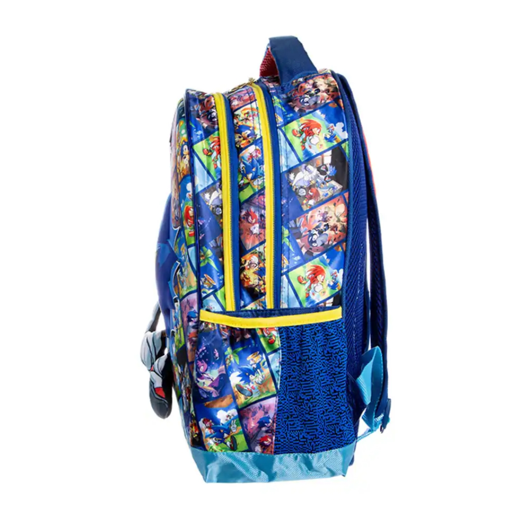 Mochila Primaria Sonic / Ruz (Carrito opcional)