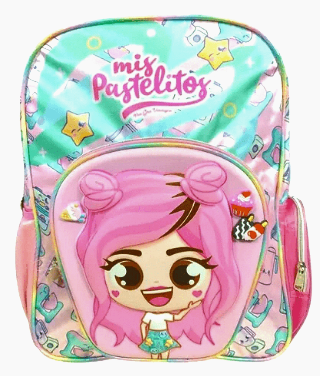 Mochila Primaria Mis Pastelitos / Ruz (Carrito opcional) 2024