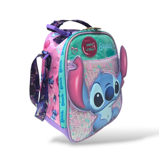lonchera de Stitch /ruz - Moda Elisa - Encuentra bolsas para dama, carteras, cosmetiqueras, mochilas, maletas, portafolios y más!