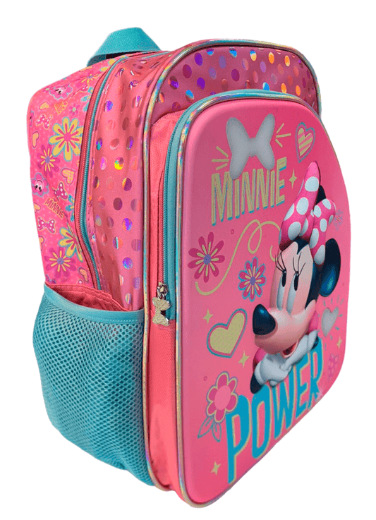 Mochila Primaria Minnie Mouse / Ruz (Carrito opcional)