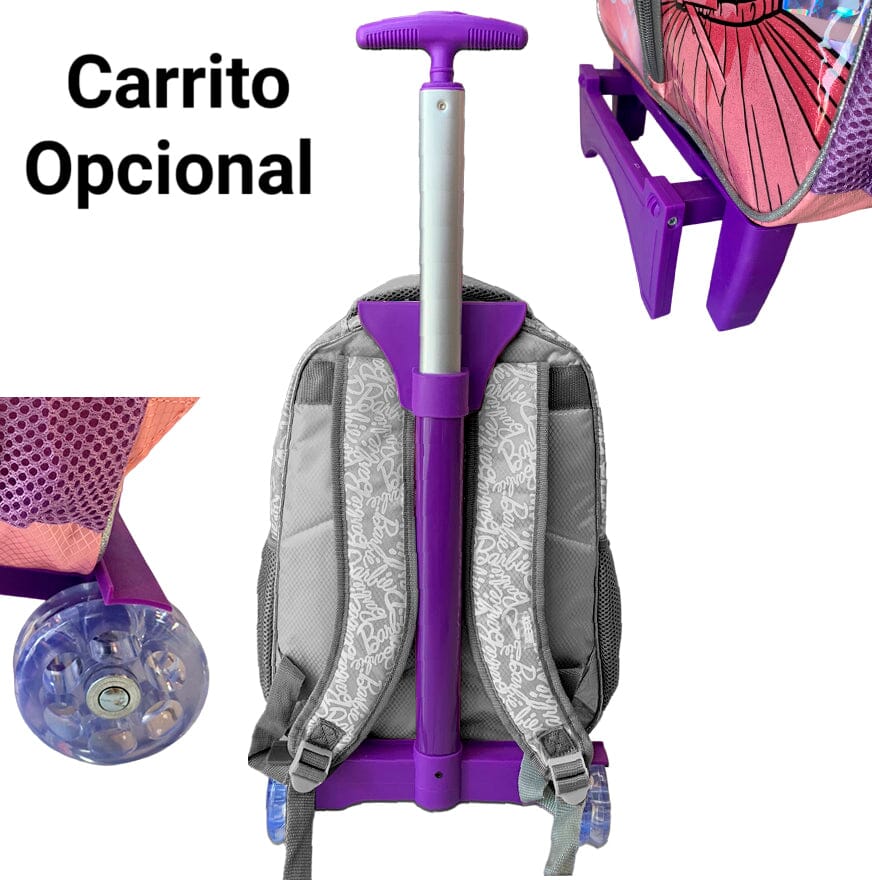 Mochila Primaria Princesa Peach / Chenson (Carrito Opcional)