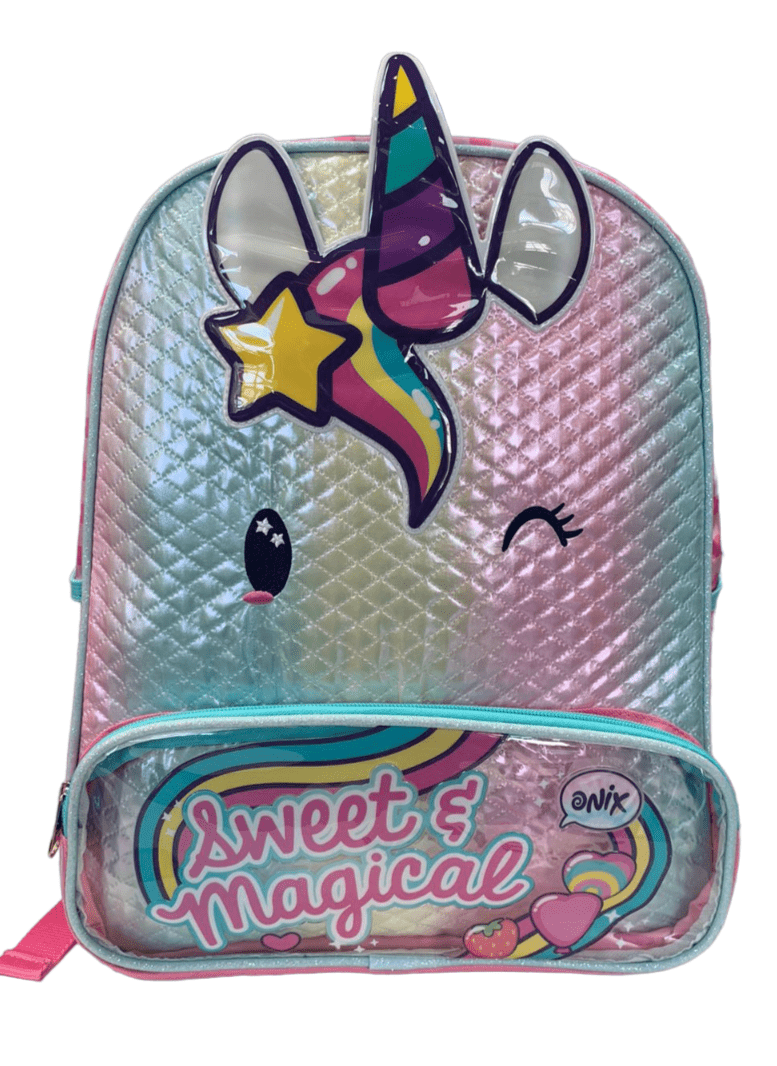 Mochila Primaria Unicornio / Ruz (Carrito opcional)