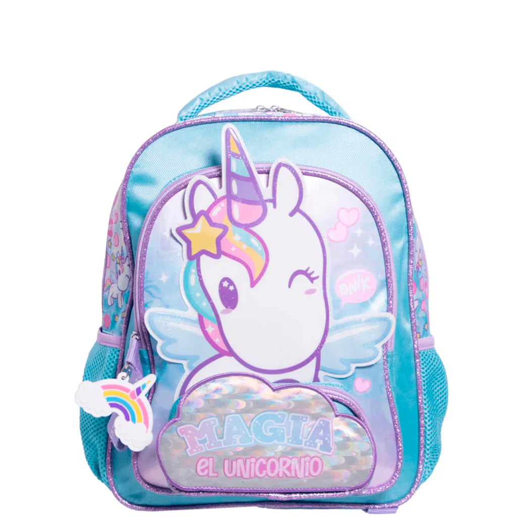 Mochila Carteras De Unicornios Mochila Kinder Unicornio Onix Ruz
