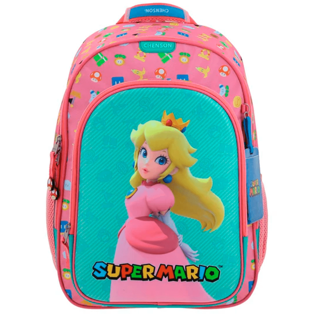 Mochila Primaria Princesa Peach / Chenson (Carrito Opcional)