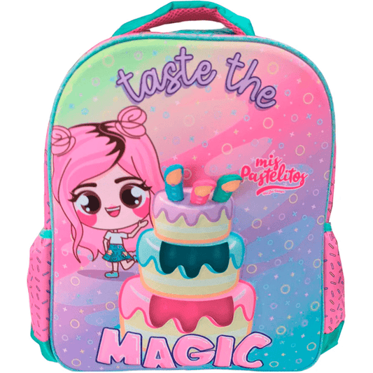 Mochila Primaria Mis Pastelitos / Ruz (Carrito opcional)
