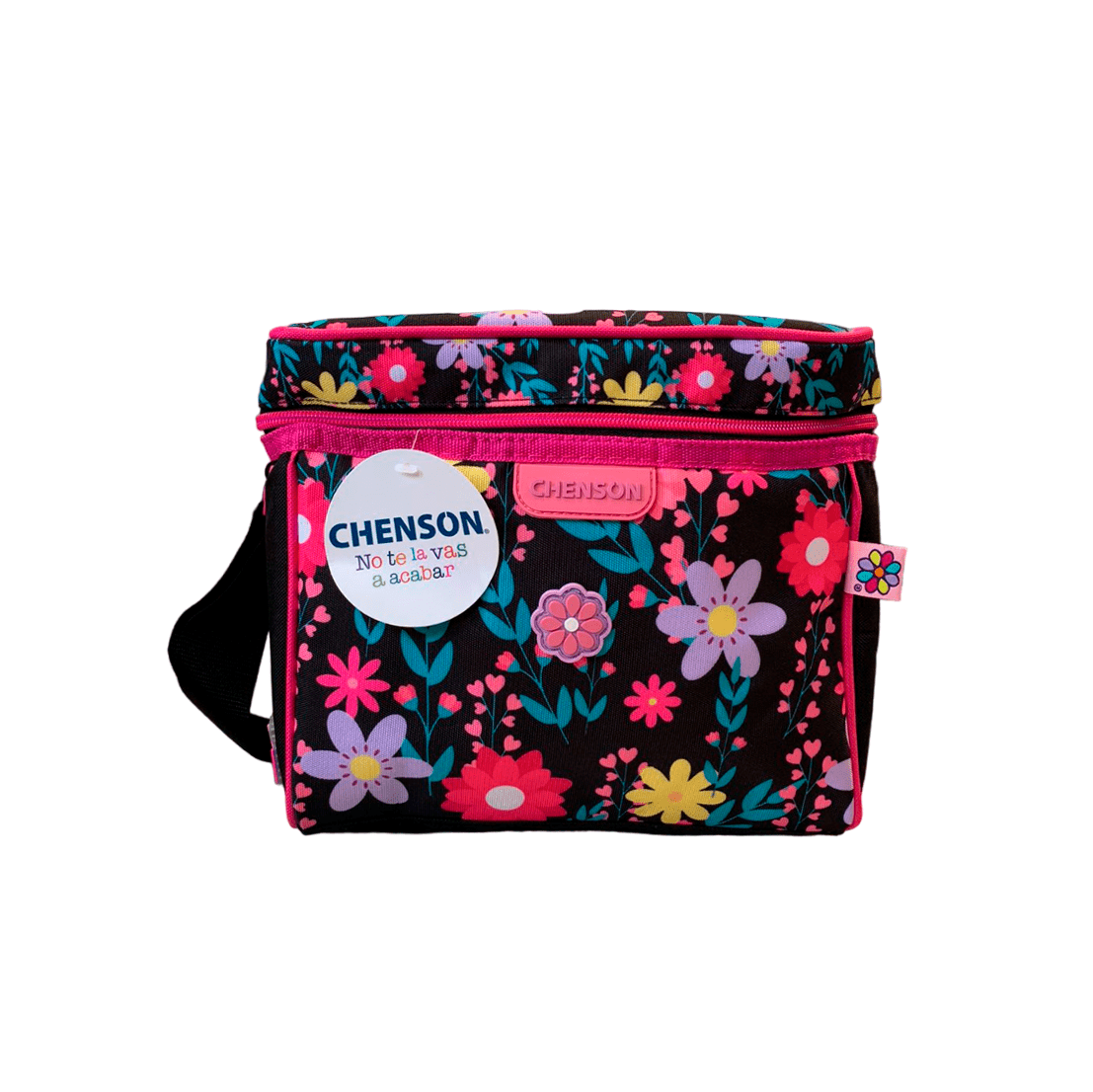 Lonchera Happy girl flores / Chenson 2023 - Moda Elisa - Encuentra bolsas para dama, carteras, cosmetiqueras, mochilas, maletas, portafolios y más!