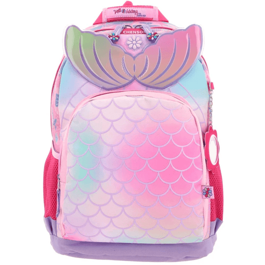 Mochila primaria Happy Girl Sirena (Carrito Opcional) / Chenson