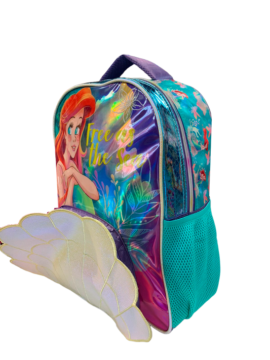 Mochila Primaria La Sirenita / Ruz (Carrito opcional)