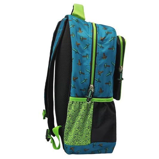 Mochila Primaria Minecraft / Ruz (Carrito opcional)