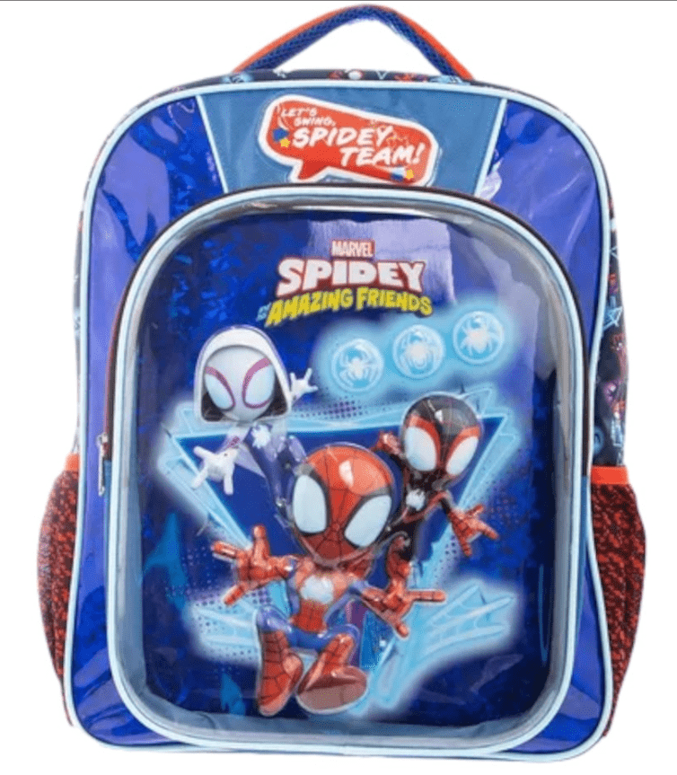 Mochila Primaria Spiderman / Ruz (Carrito opcional) 2024