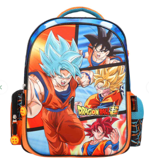 Mochila Primaria Dragon Ball Z / Keepack (Carrito opcional) 2024