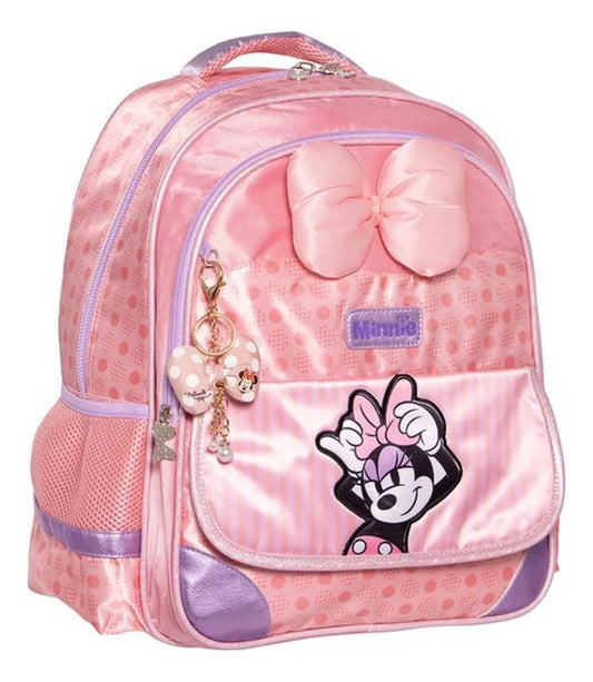 Mochila Primaria Minnie  / Ruz (Carrito opcional)