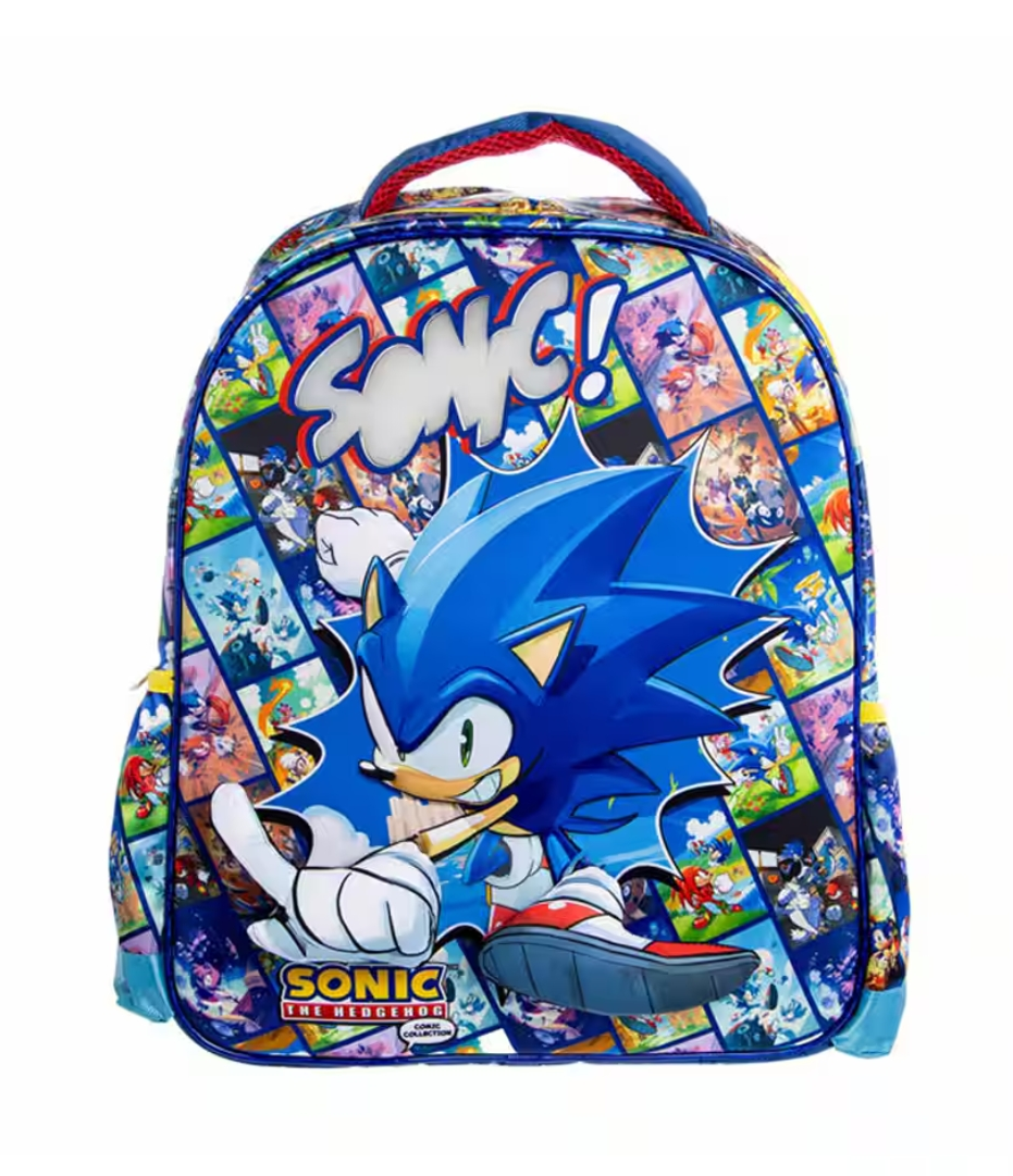 Mochila Primaria Sonic Ruz Carrito opcional 2024 Moda Elisa Encuentra bolsas para dama carteras cosmetiqueras mochilas maletas portafolios y mas