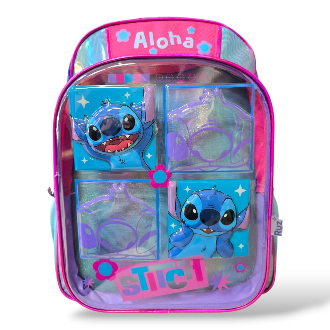 Mochila primaria de STITCH / (Carrito opcional)