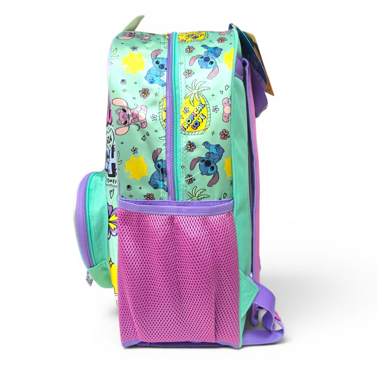 Mochila Primaria stitch y angel / (Carrito opcional) / Ruz