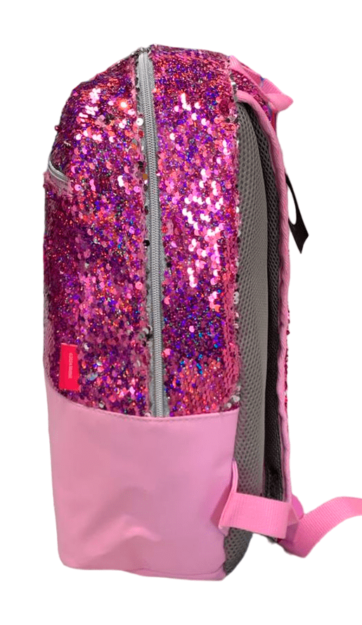 Mochila Primaria Barbie Lentejuela / Keepack (Carrito opcional) 2024