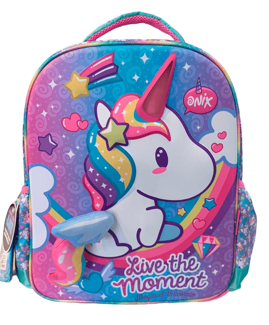 Mochila Primaria Unicornio Onix / Ruz (Carrito opcional)