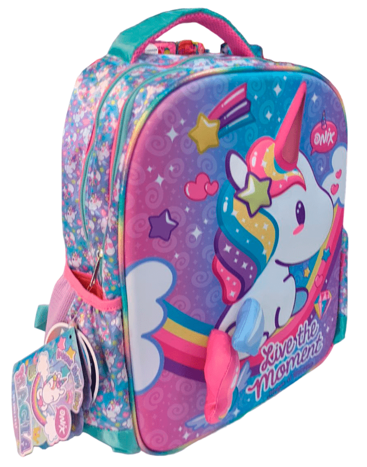 Mochila Primaria Unicornio Onix / Ruz (Carrito opcional) 2024