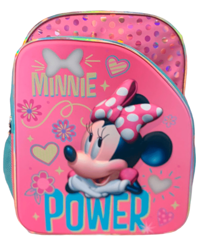 Mochila Primaria Minnie Mouse / Ruz (Carrito opcional) 2024