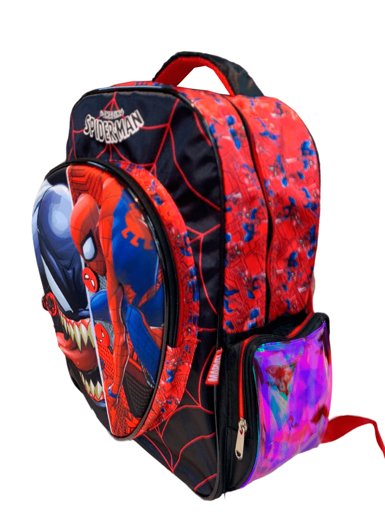 Mochila Primaria Spiderman 3D / Ruz (Carrito opcional) 2024