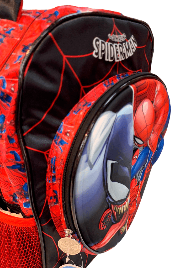 Mochila Primaria Spiderman 3D / Ruz (Carrito opcional) 2024