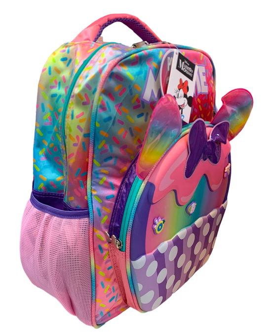 Mochila Primaria Minnie Mouse / Ruz (Carrito opcional)