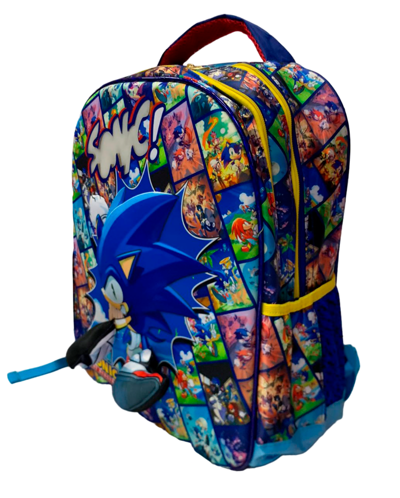 Mochila Primaria Sonic / Ruz (Carrito opcional) 2024