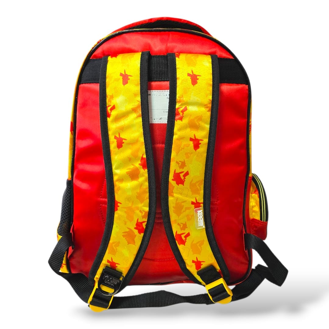 Mochila Primaria pikachu pokemon / Ruz (Carrito opcional)