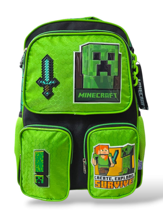 Mochila Primaria minecraft / RUZ (Carrito Opcional)