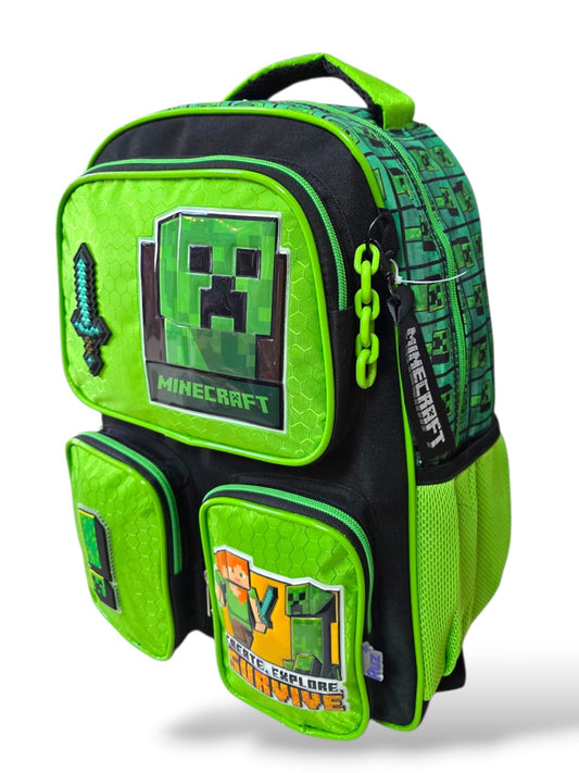 Mochila Primaria minecraft / RUZ (Carrito Opcional)