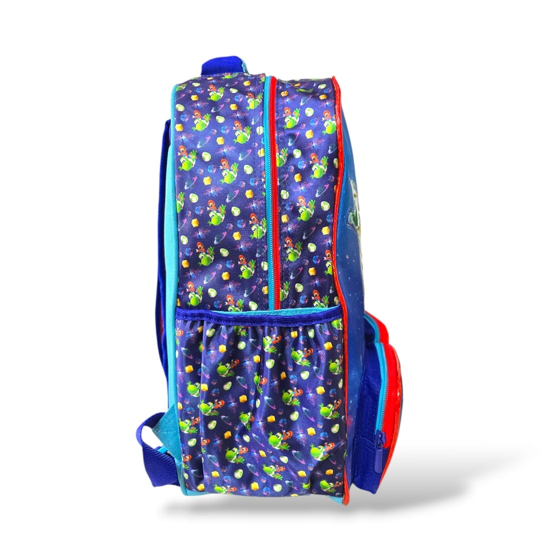 Mochila Primaria mario galaxy pelicula/ ruz (Carrito opcional)