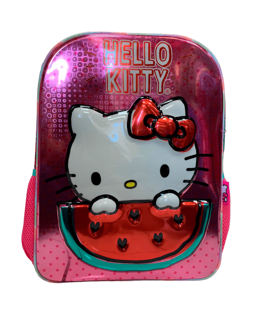 Mochila Primaria Hello Kitty / Ruz (Carrito opcional) 2023