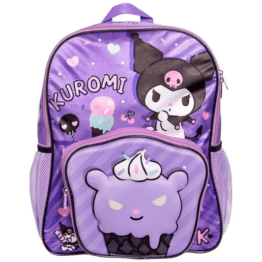 Mochila Primaria Kuromi / Ruz (Carrito opcional)