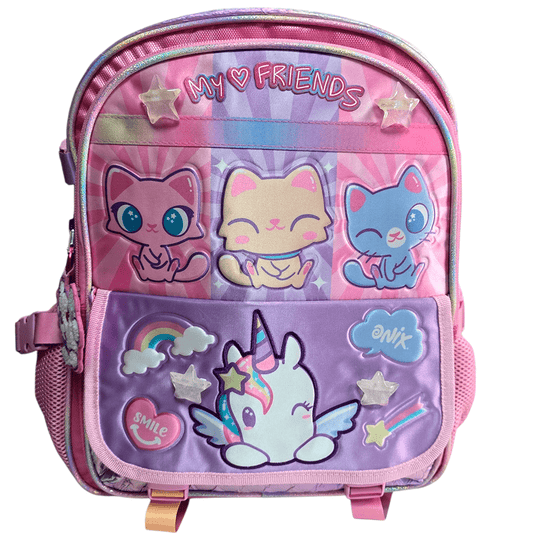 Mochila Primaria Unicornio Onix / Ruz (Carrito opcional)