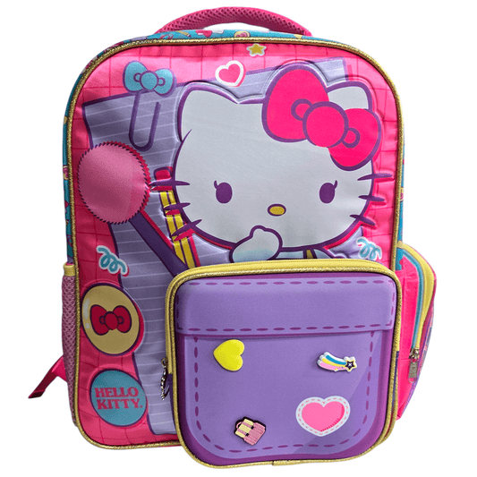 Mochila Primaria Hello Kitty / Ruz (Carrito opcional)