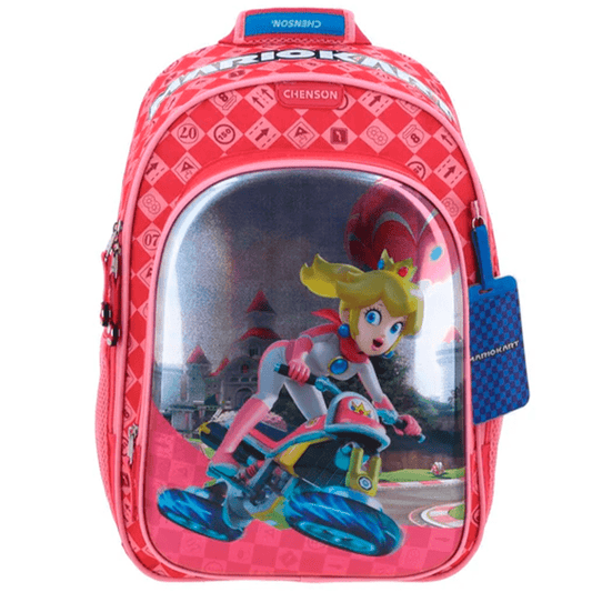 Mochila Primaria Princesa Peach / Chenson (Carrito Opcional)