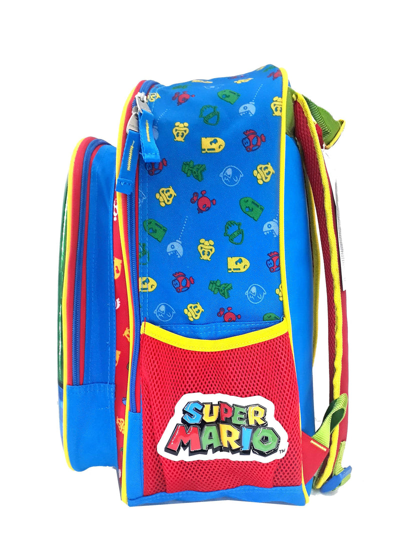 Mochila Primaria Super Mario (Carrito Opcional) / Chenson - mochila - Chenson - Moda Elisa - bolsas para dama, bolsas de piel, carteras, cosmetiqueras, mochilas, escolares y más!